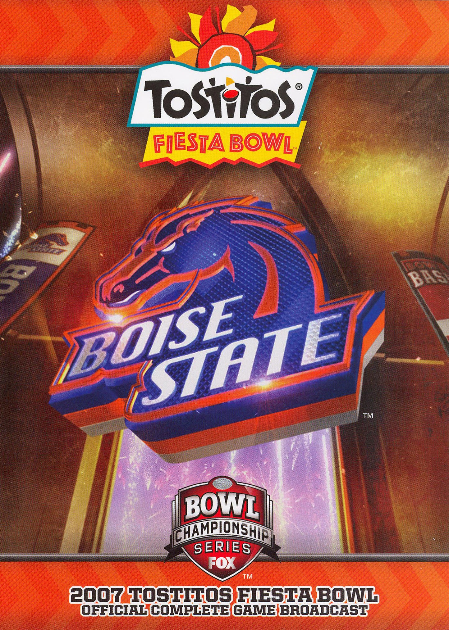 2007 Tostitos Fiesta Bowl Game cover art
