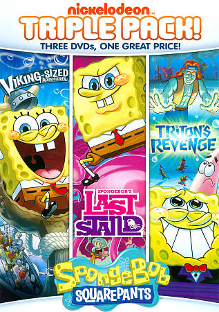 SpongeBob SquarePants: SpongeBob's Last Stand/Triton's Revenge/Viking-Sized Adventures cover art