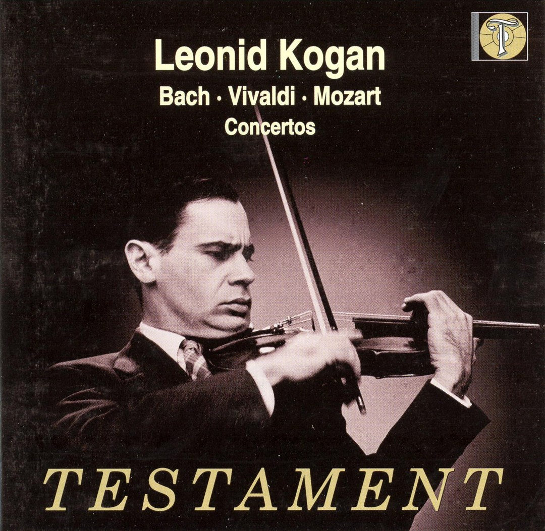 Leonid Kogan Plays Bach, Vivaldi, Mozart Concertos cover art