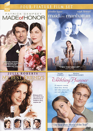 Made of Honor/Maid in Manhattan/My Best Friend's Wedding/The Wedding Planner cover art