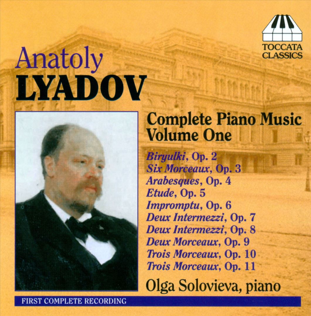 Lyadov: Complete Piano Music, Vol. 1 cover art