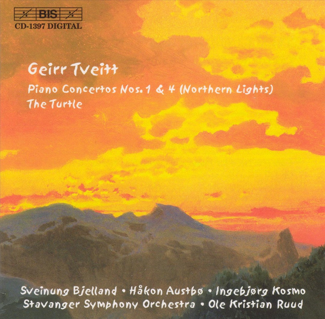 Geirr Tveitt: Piano Concertos Nos. 1 & 4 (Northern Lights); The Turtle cover art