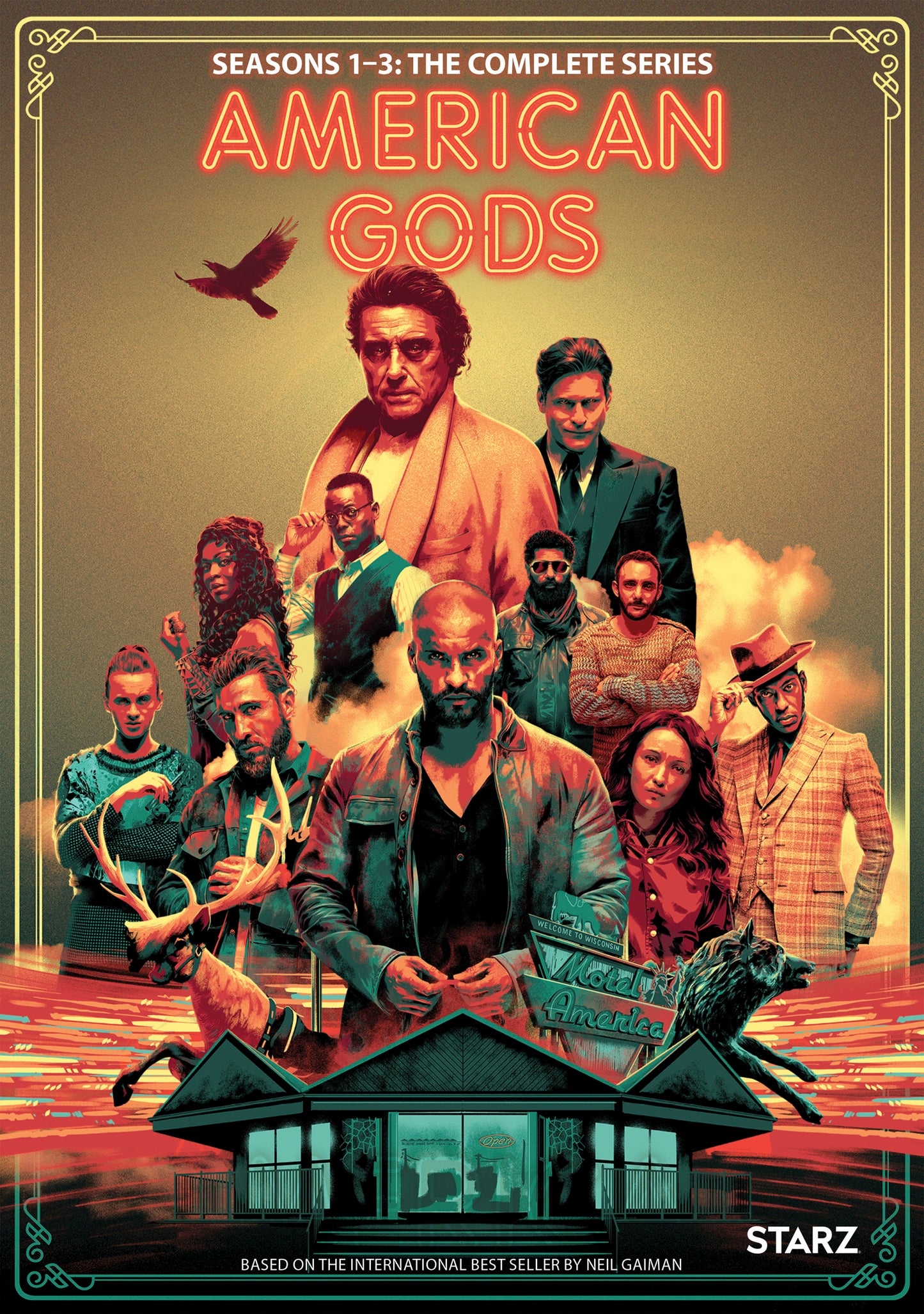 American Gods: Seasons 1-3 cover art