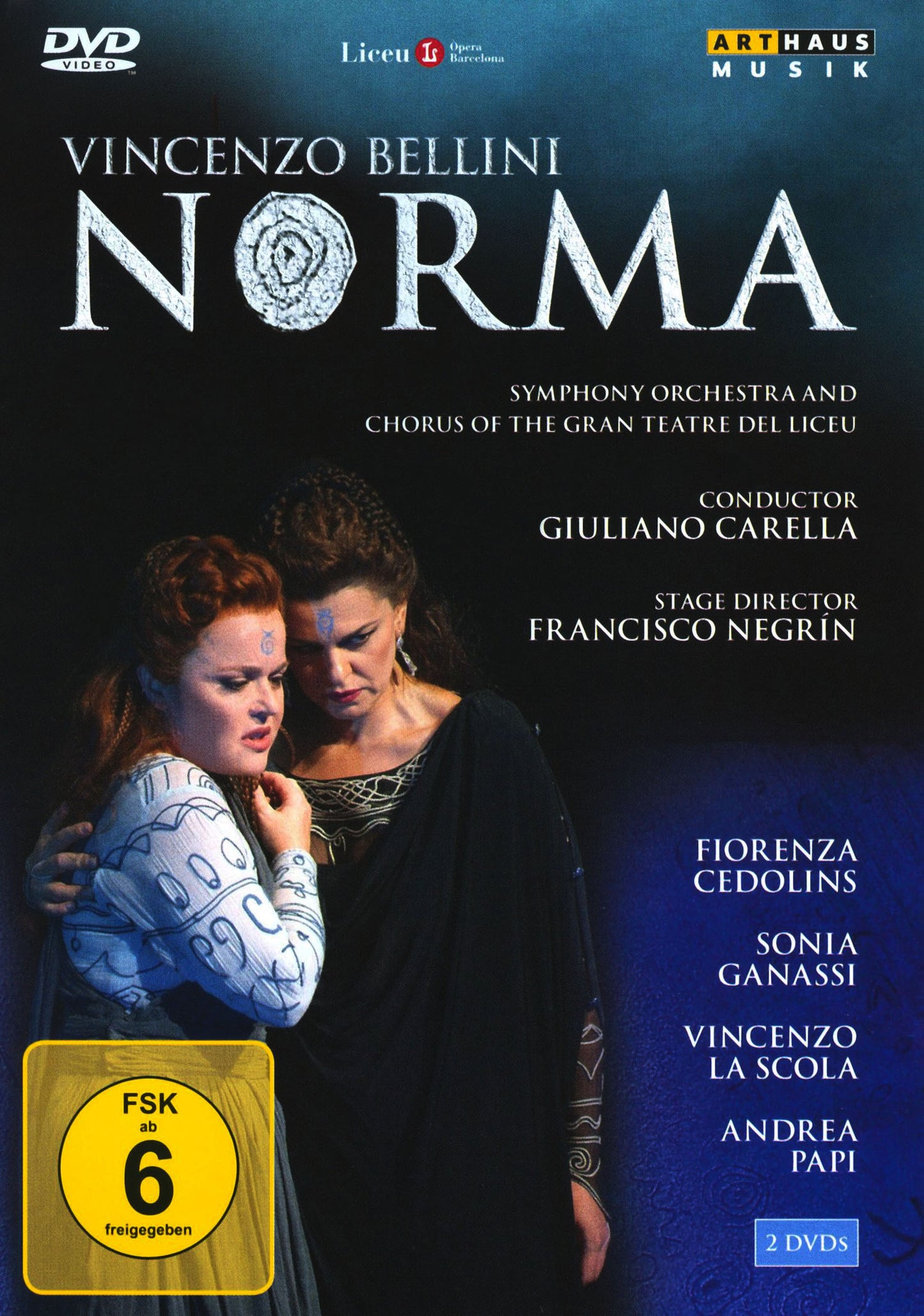 Vincenzo Bellini - Norma (2 Dvd) cover art