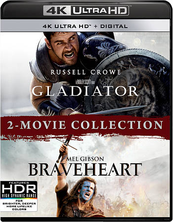 Gladiator/Braveheart 2-Movie Collection cover art