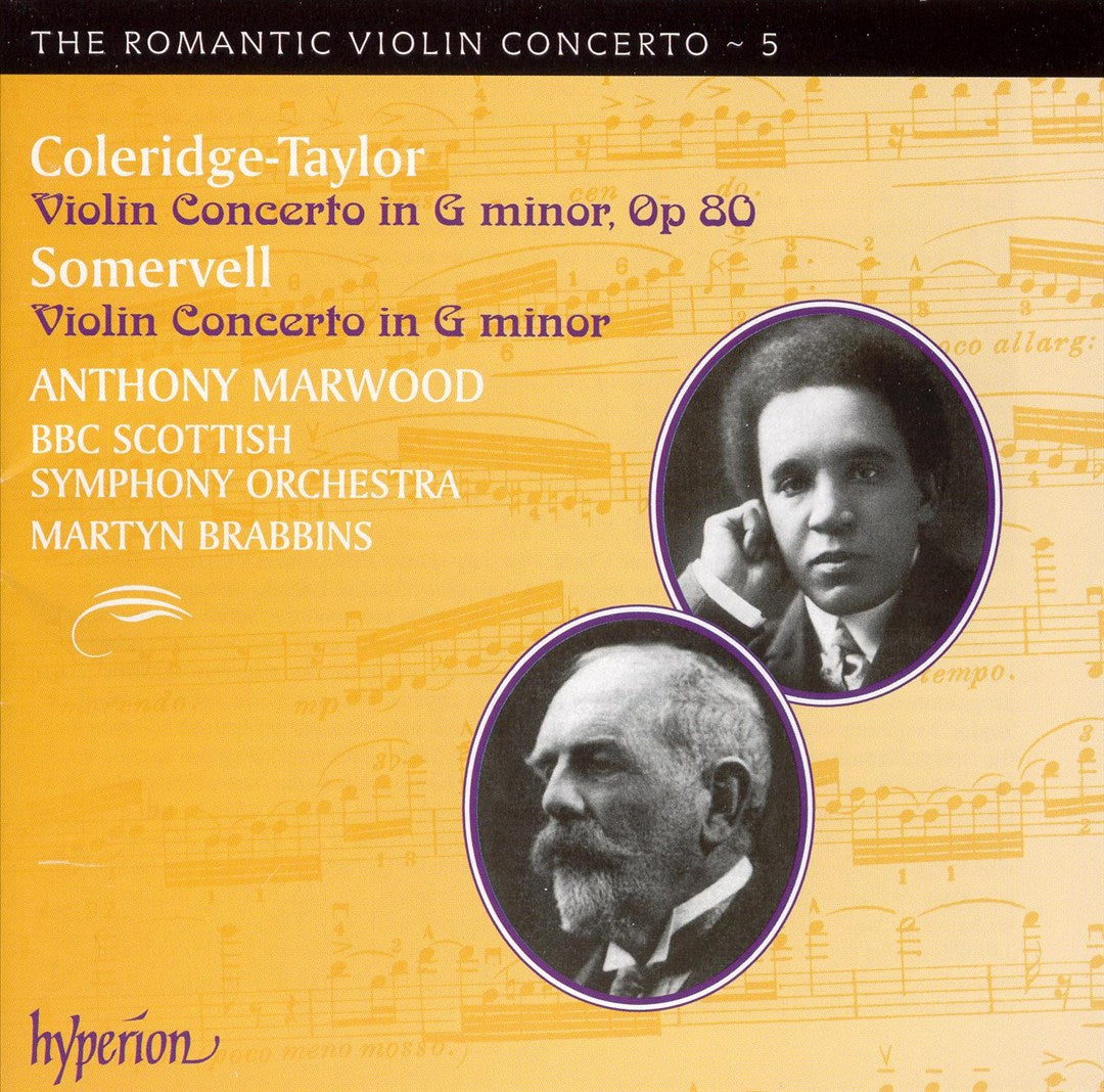 Samuel Coleridge-Taylor, Sir Arthur Somervell: Violin Concertos cover art