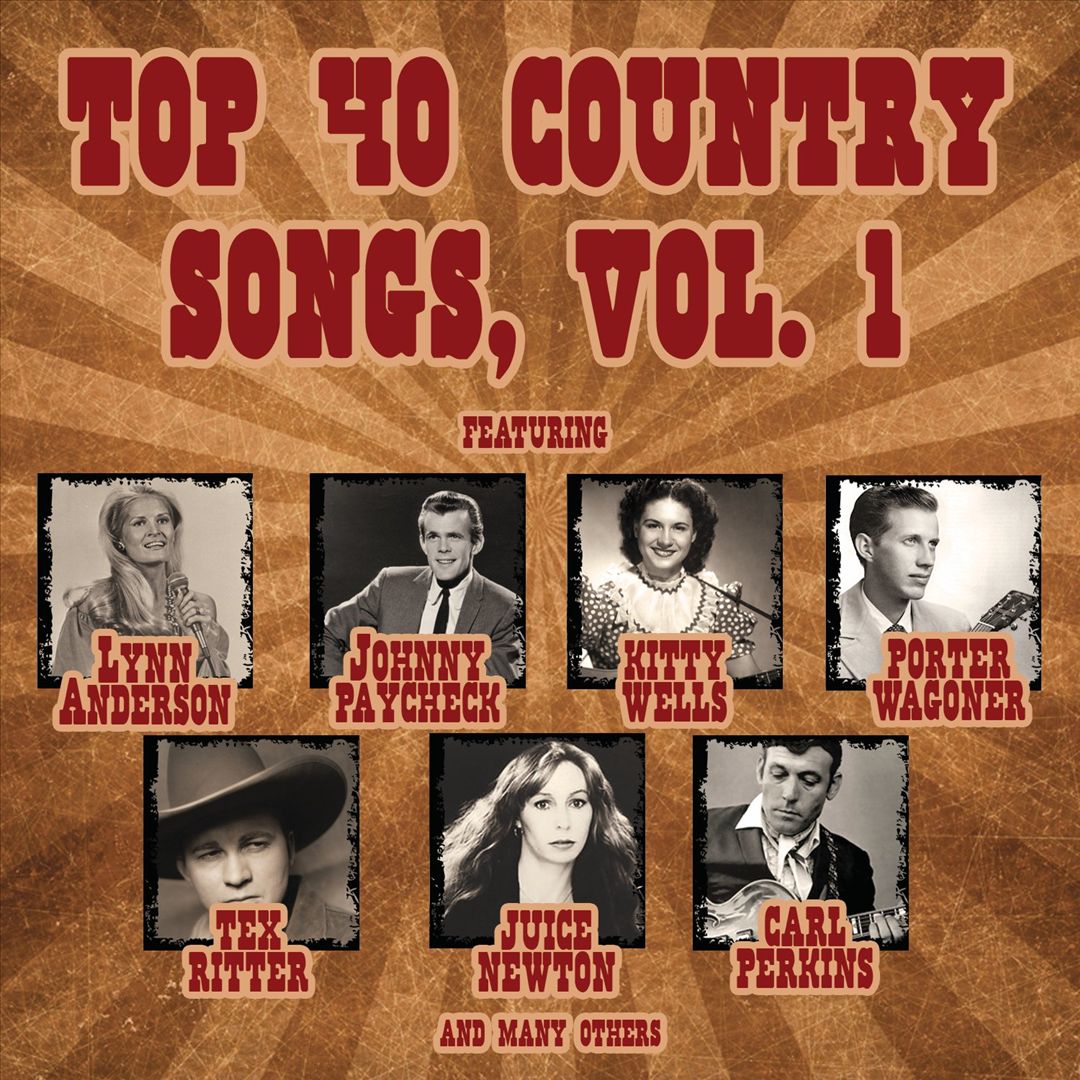 Top 40 Country Songs, Vol. 1 cover art