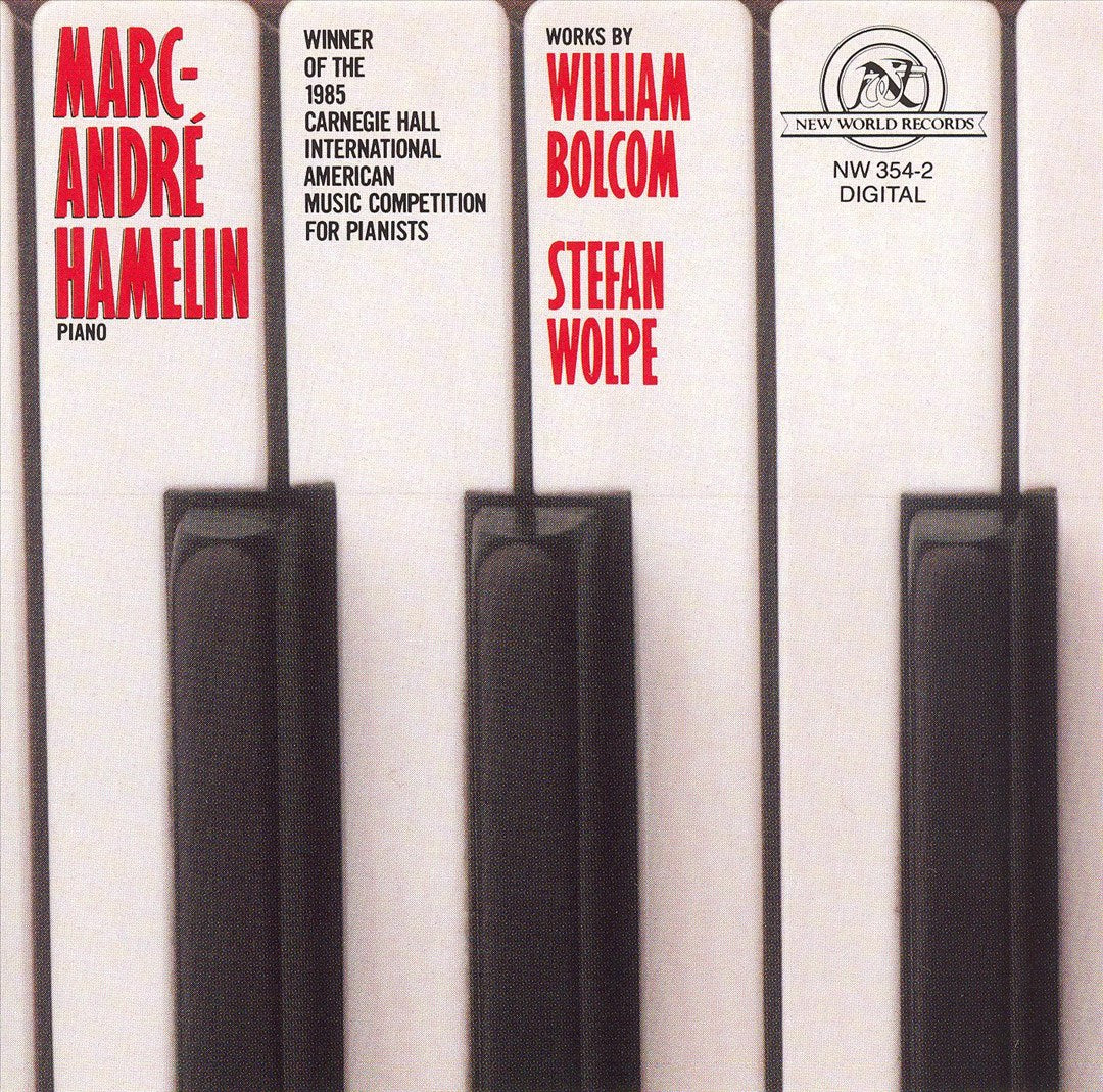 Bolcom: Etudes No. 1-12; Wolpe: Battle Piece cover art