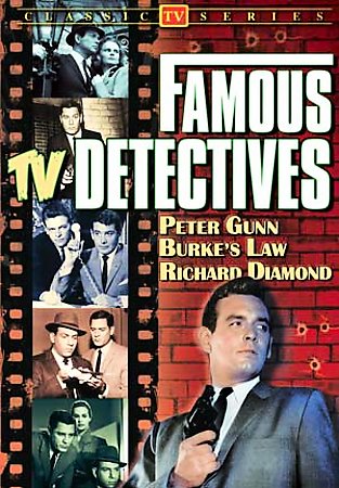 Famous TV Detectives - Peter Gunn/Burke's Law/Richard Diamond cover art