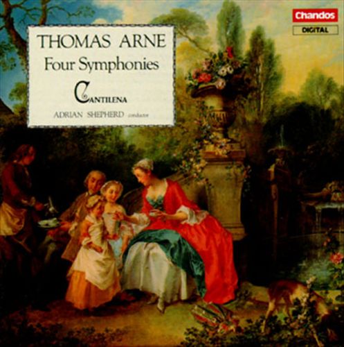 Thomas Augustine Arne: Four Symphonies cover art