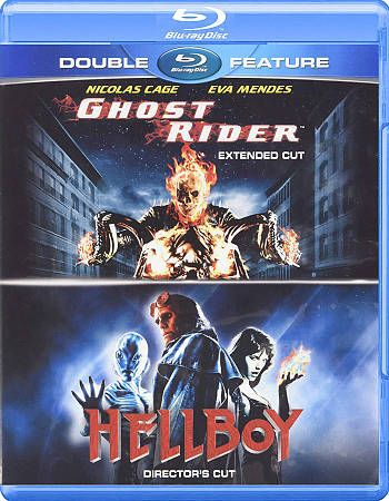 Ghost Rider (Extended Cut)/Hellboy (Director's Cut) cover art