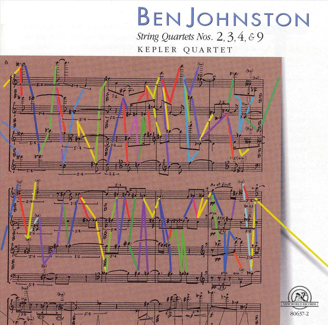 Ben Johnston String Quartets Nos. 2 - 4, 9 cover art
