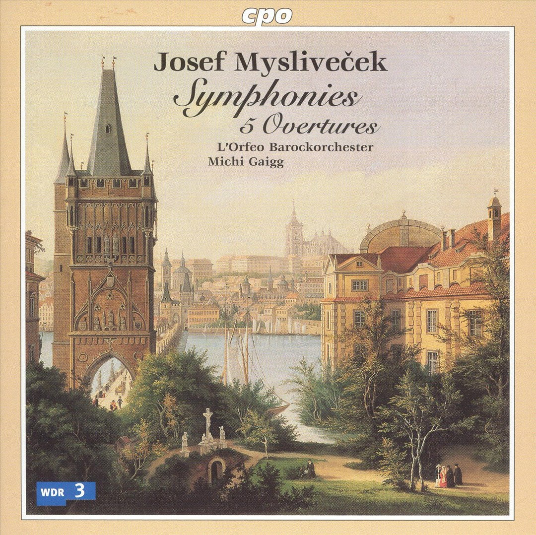 Josef Myslivecek: Symphonies; 5 Overtures cover art
