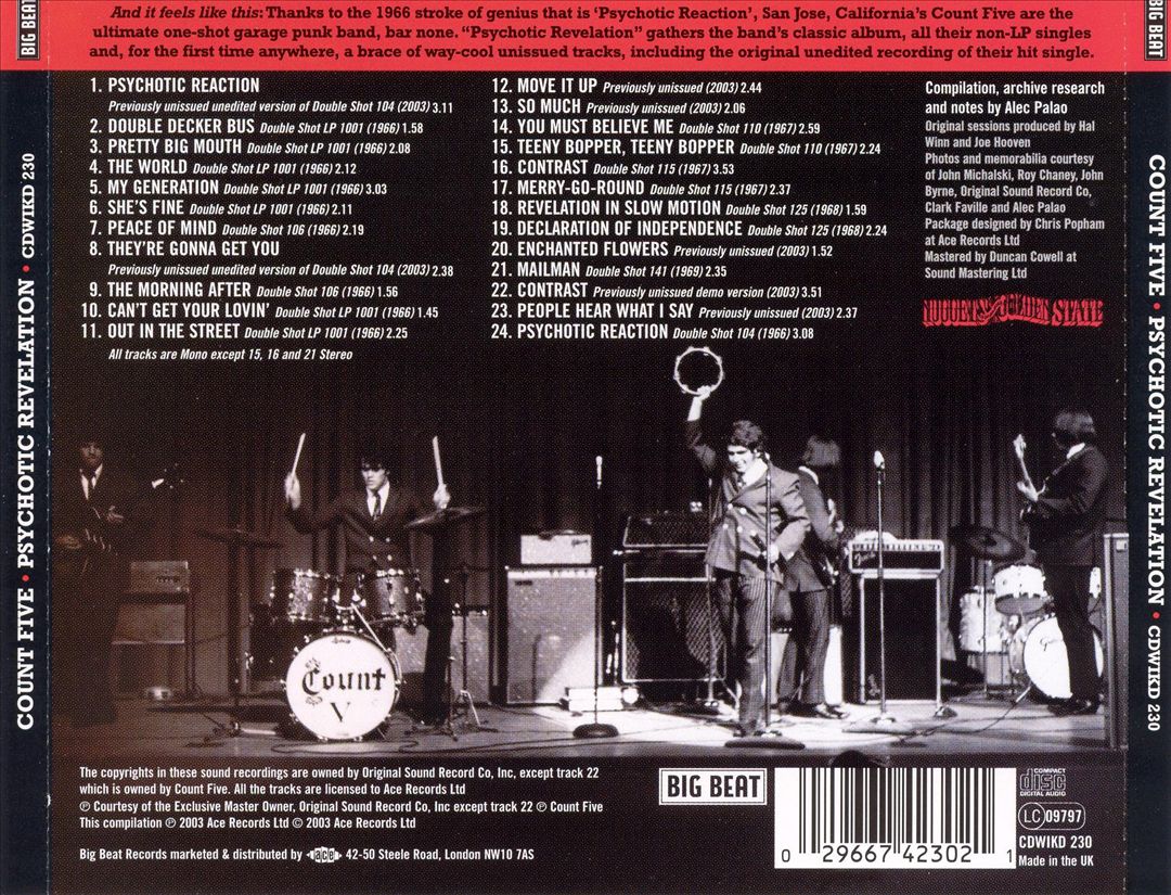 Psychotic Revelation: The Ultimate Count Five cover art