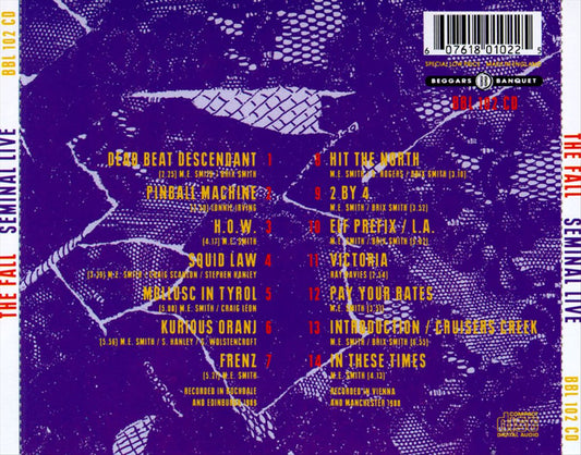 Seminal Live cover art