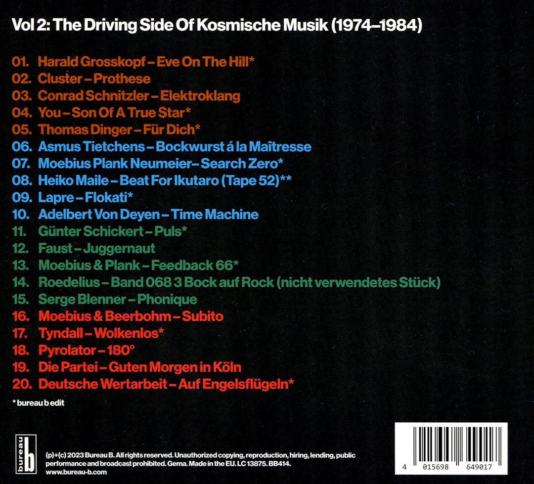 Silberland, Vol. 2: The Driving Side of Kosmische Musik 1974-1984 cover art