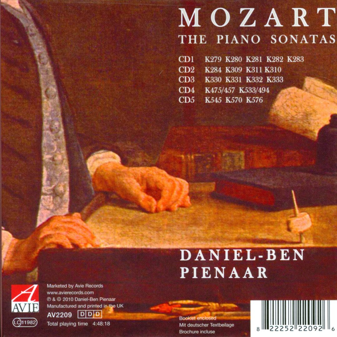 Mozart: Piano Sonatas cover art