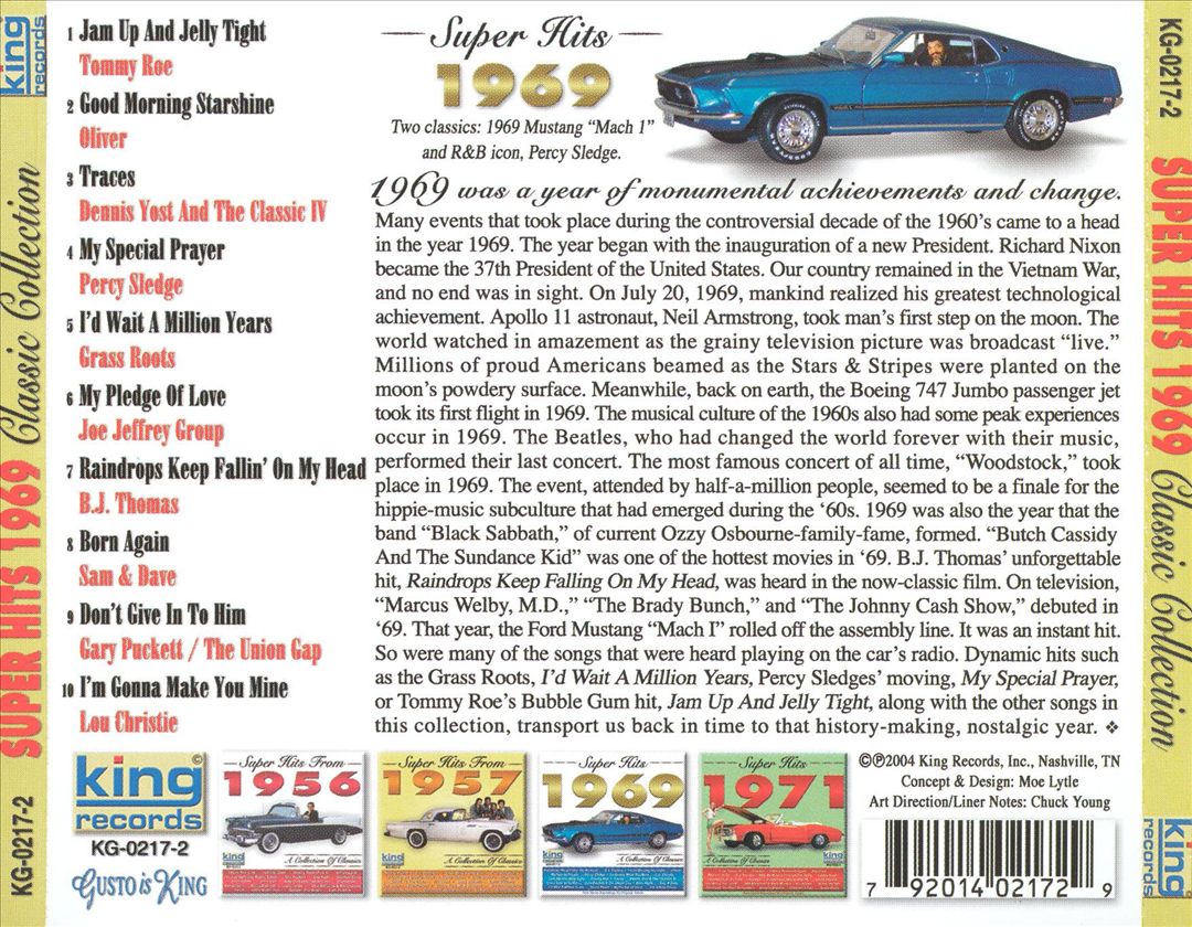 Super Hits 1969 cover art