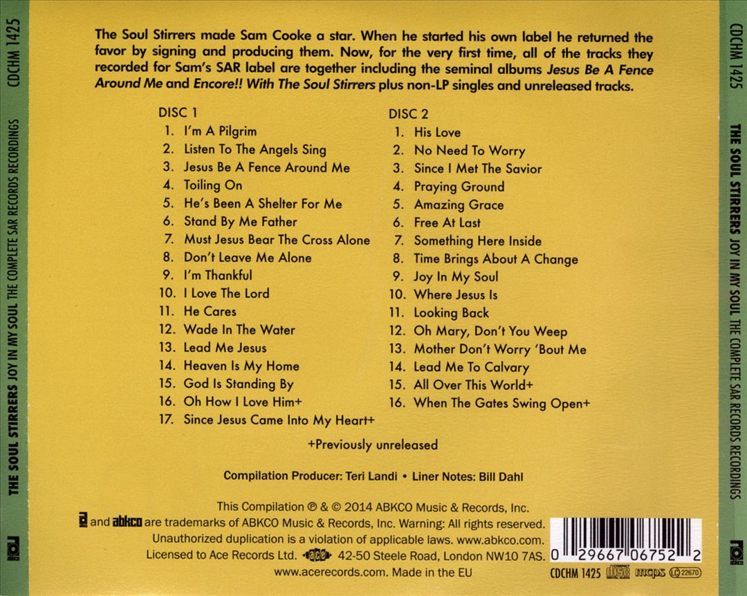 Joy in My Soul: The Complete SAR Recordings cover art