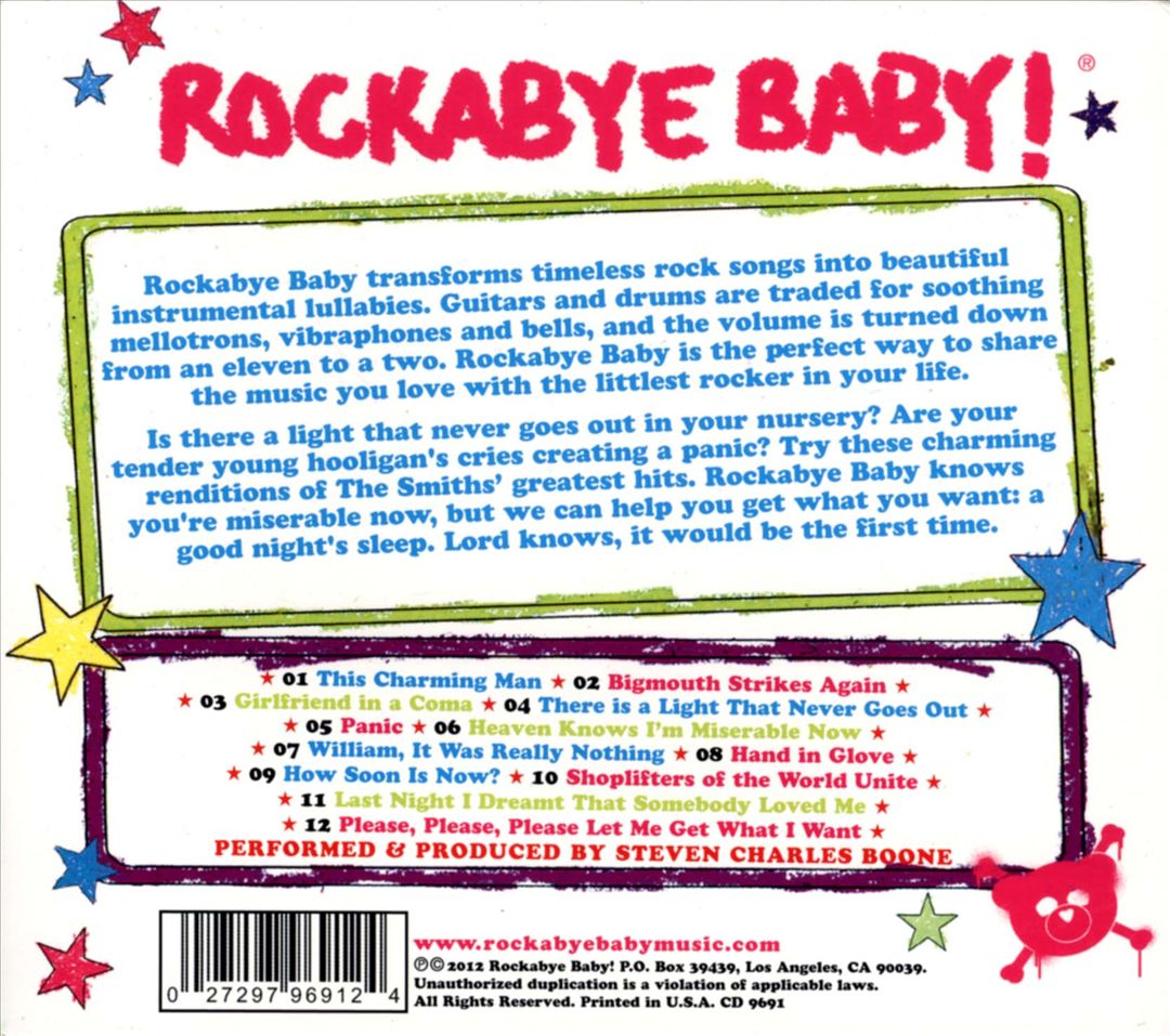 Rockabye Baby: Lullaby Renditions of the Smiths cover art