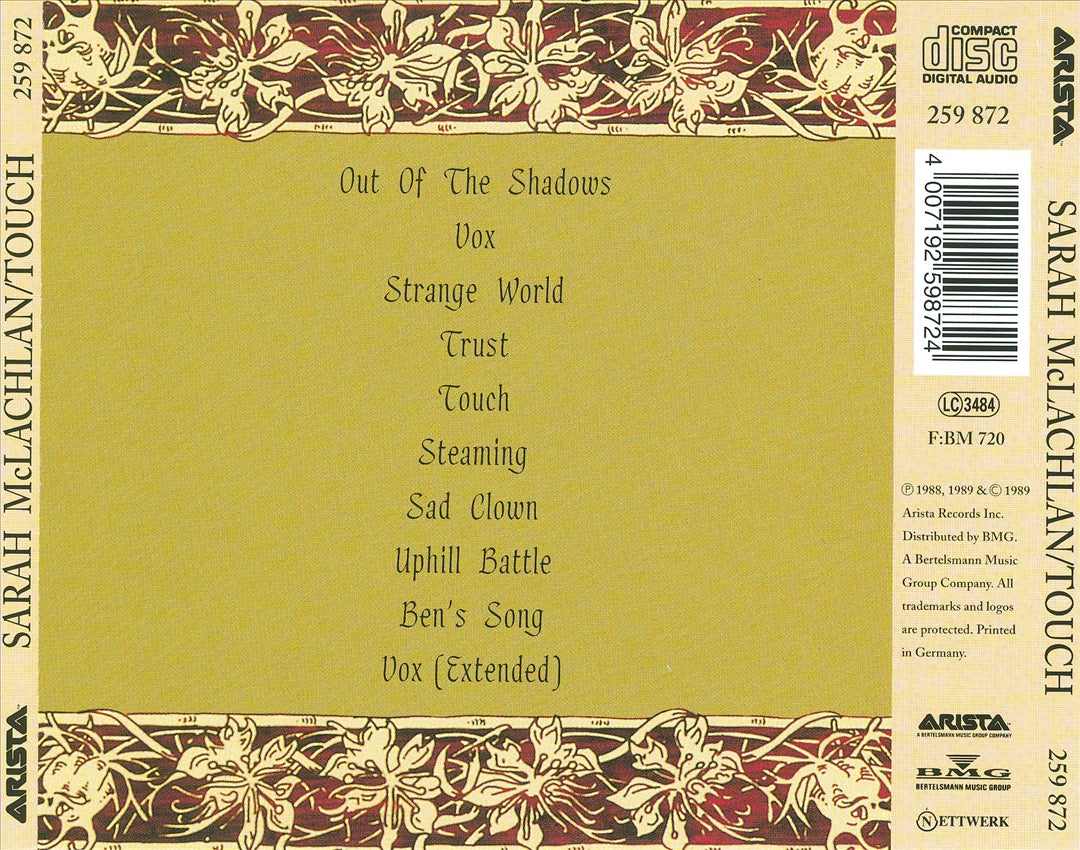 Touch cover art