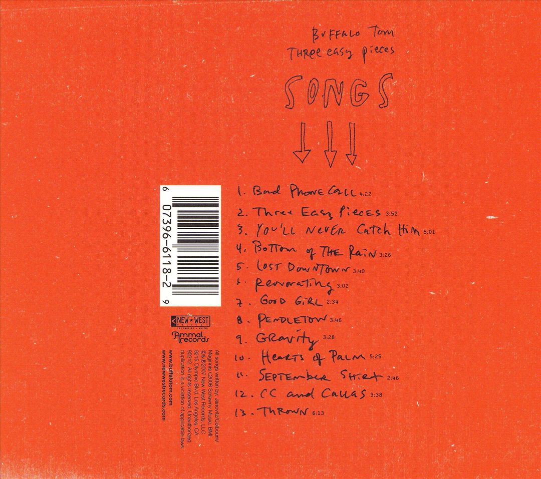 Three Easy Pieces cover art