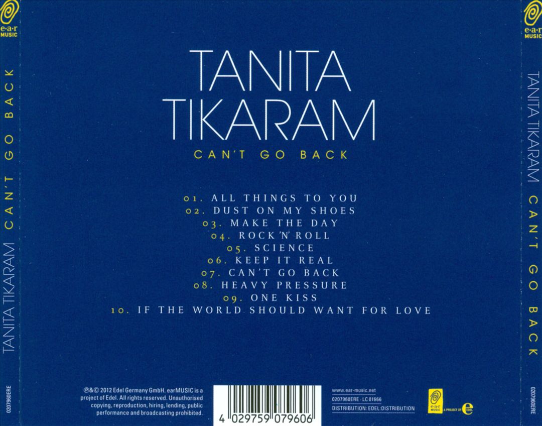 Can't Go Back cover art