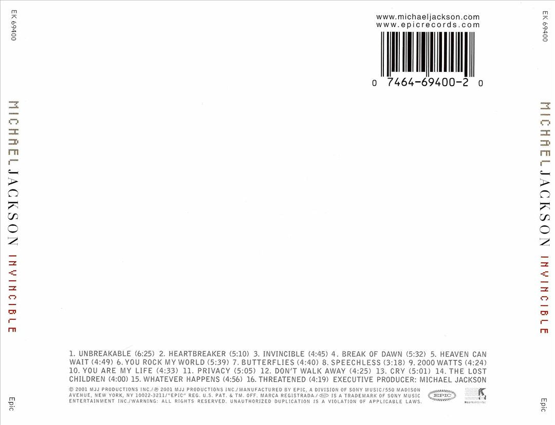 Invincible cover art