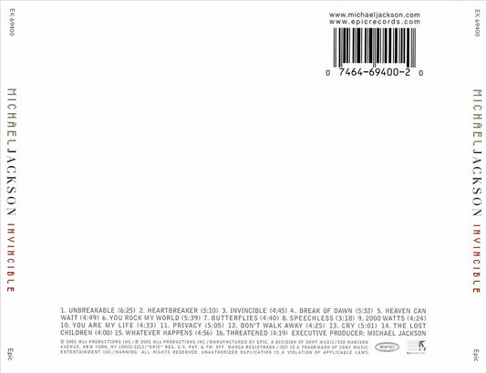 Invincible cover art