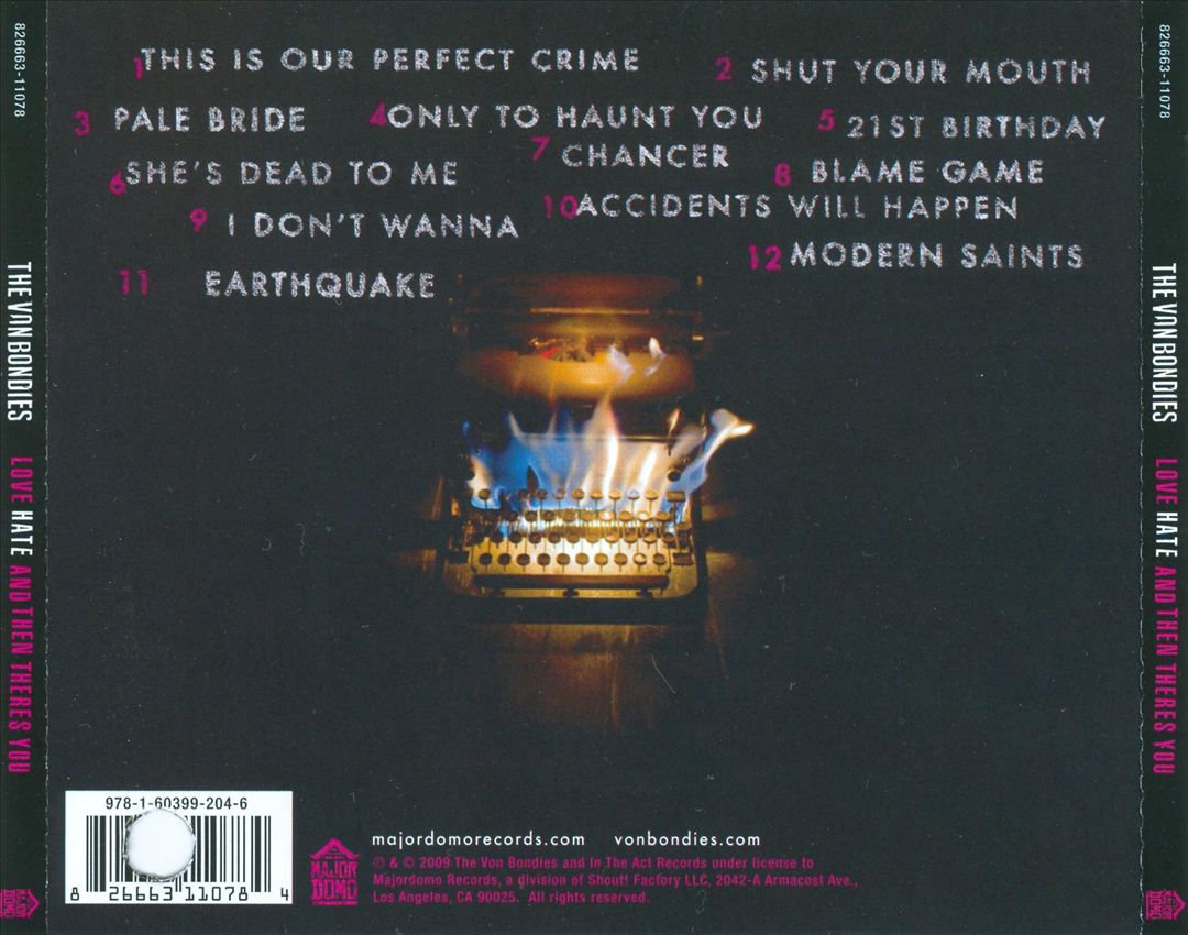 Love Hate and Then There's You cover art