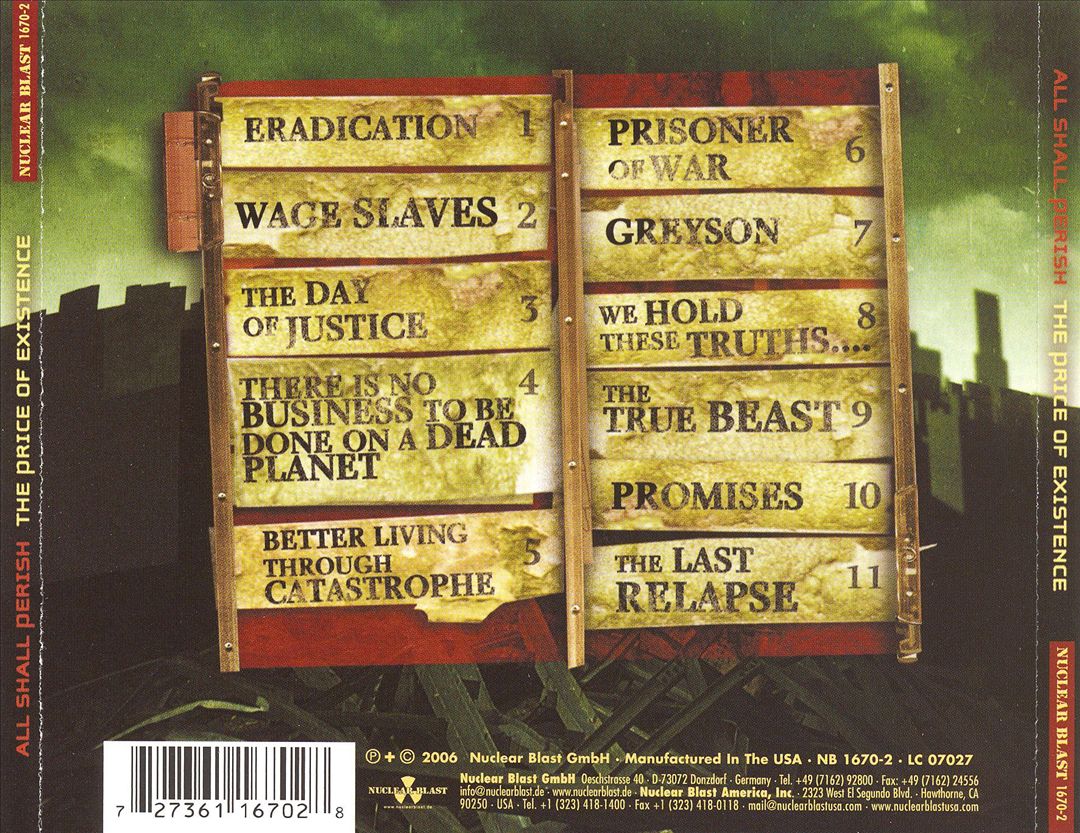 Price of Existence cover art