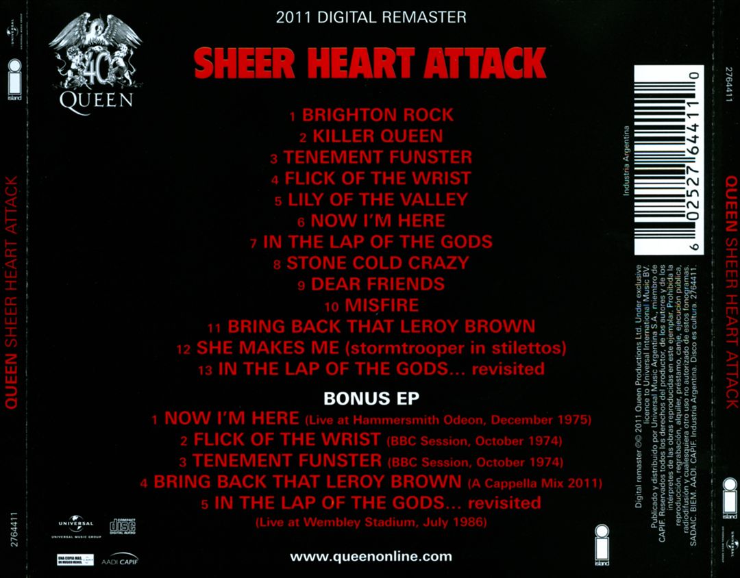 Sheer Heart Attack cover art