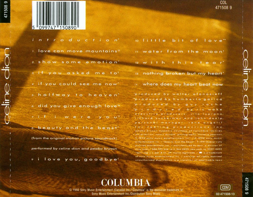 Celine Dion [Bonus Tracks] cover art