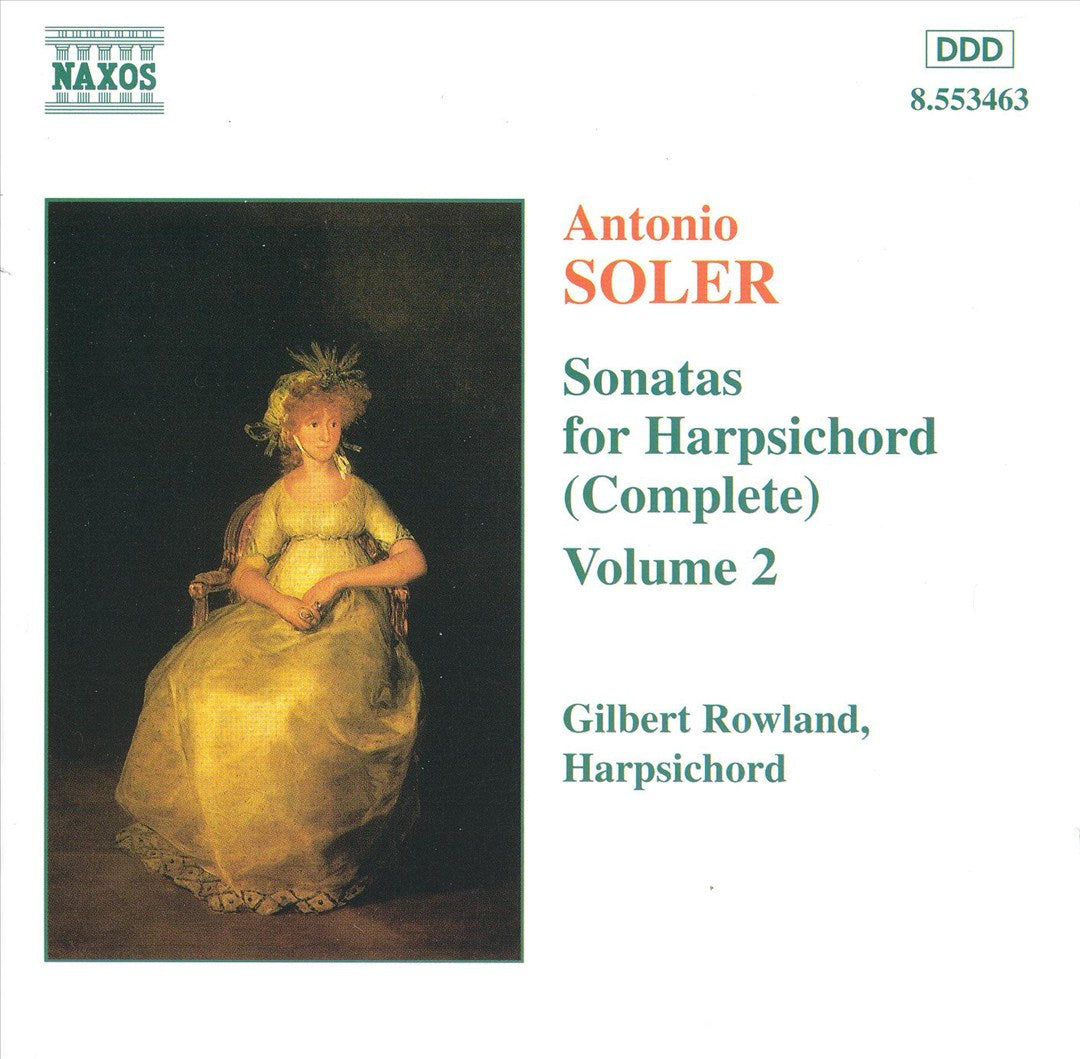 Antonio Soler: Sonatas for Harpsichord (Complete), Vol. 2 cover art