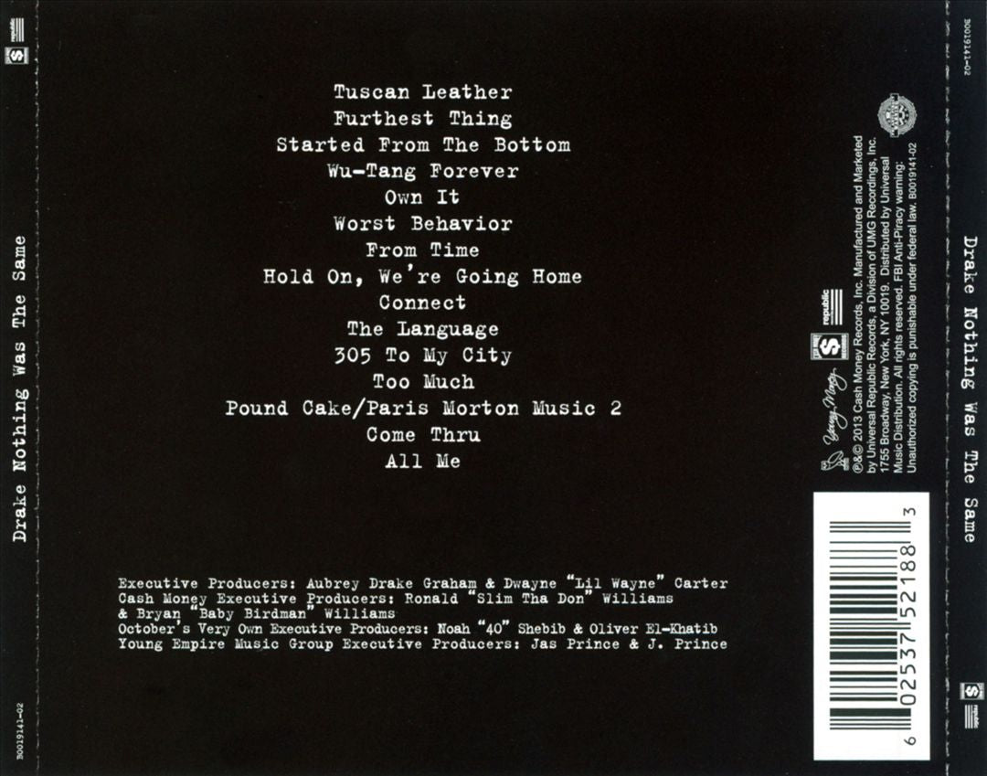 Nothing Was the Same [Deluxe Edition] [Explicit] cover art