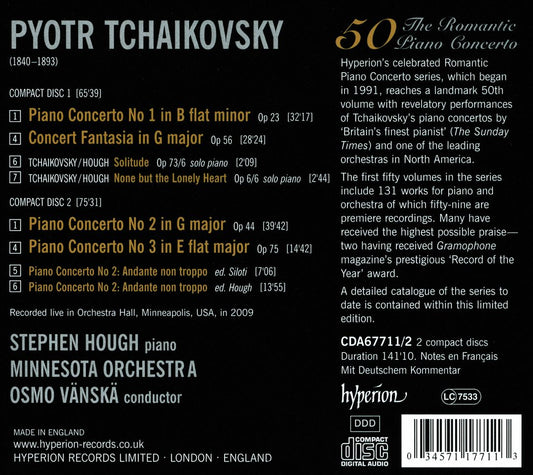 Tchaikovsky: Piano Concertos; Concert Fantasia cover art