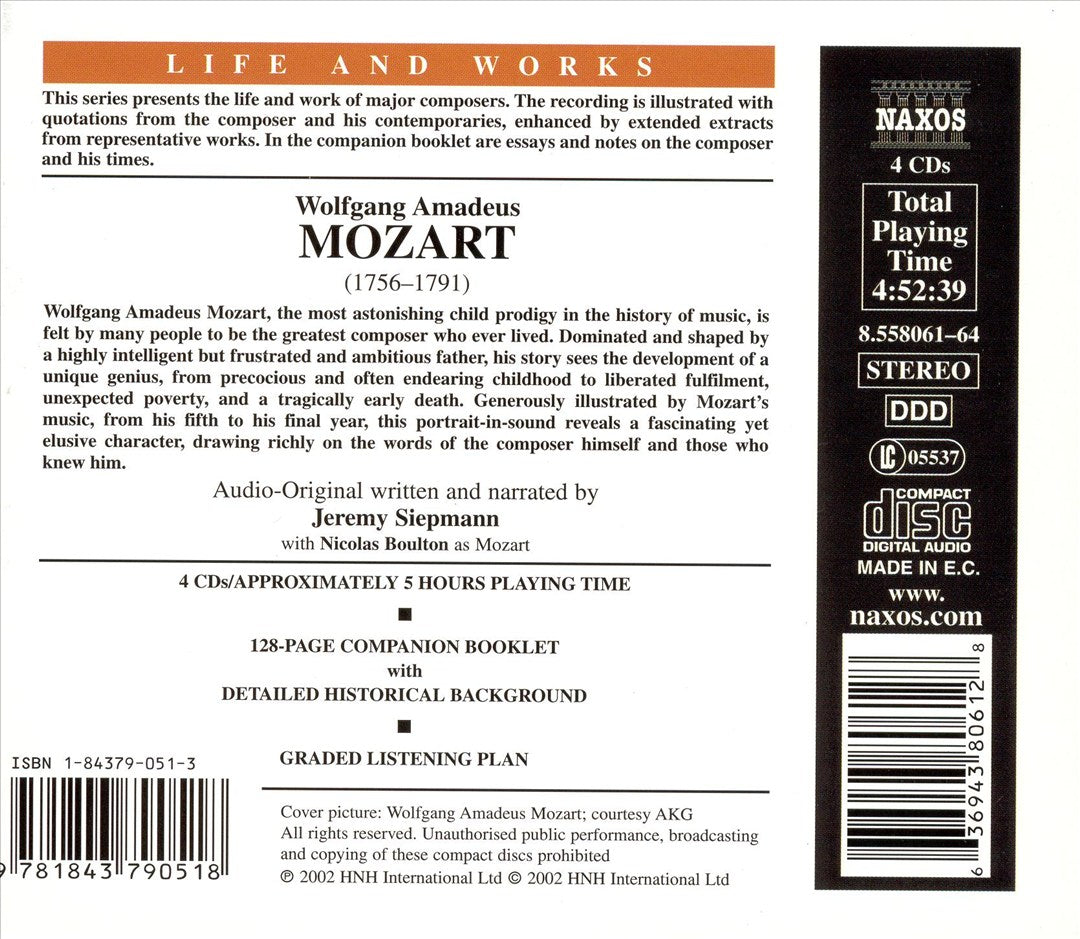 Life and Works of Wolfgang Amadeus Mozart cover art