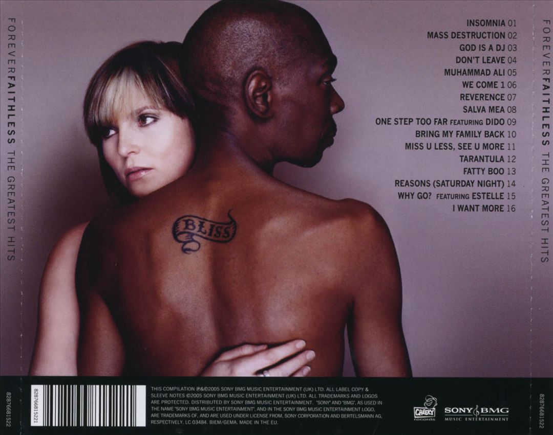 Forever Faithless: The Greatest Hits [Sony] cover art