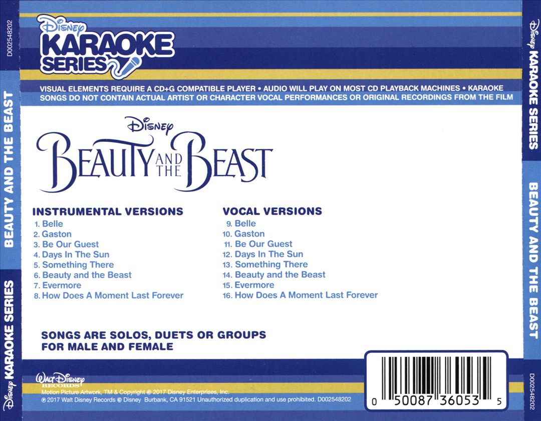 Disney's Karaoke Series: Beauty and the Beast cover art