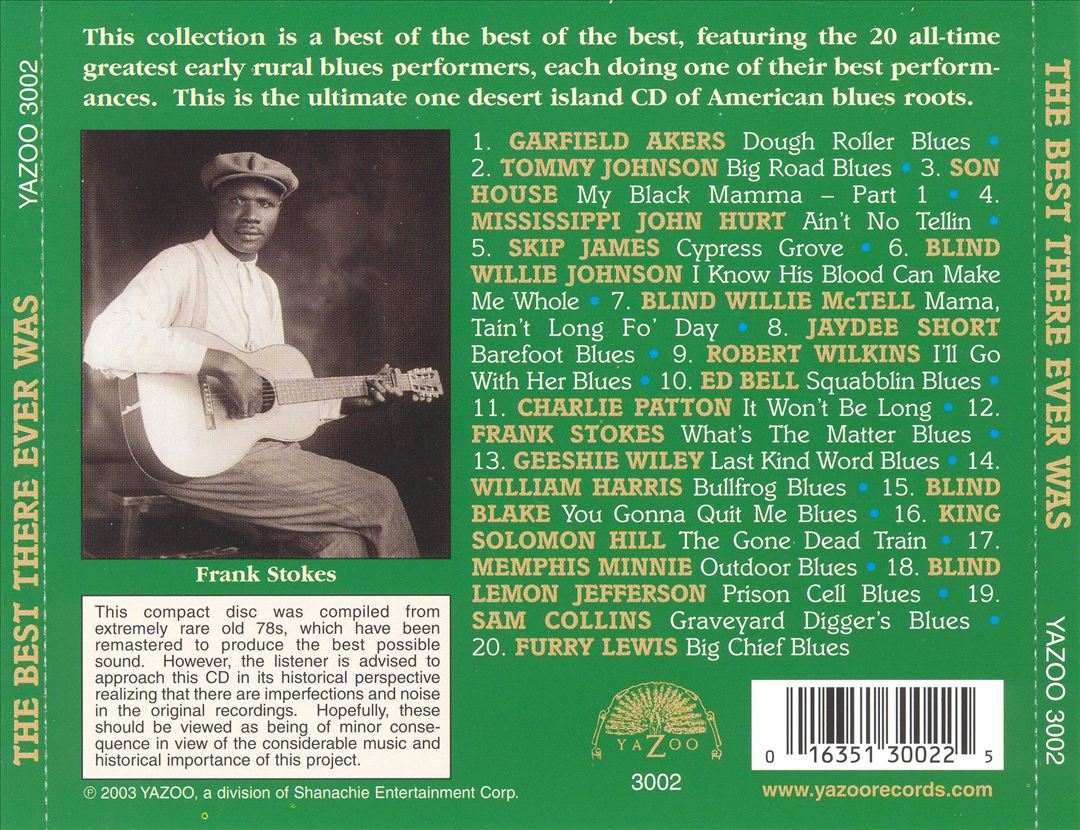 Best There Ever Was: The Legendary Early Blues Performers cover art