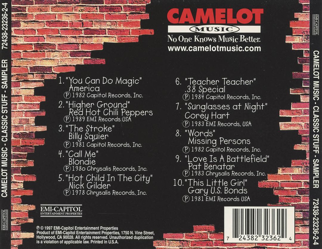 Camelot Music: Classic Stuff Sampler cover art