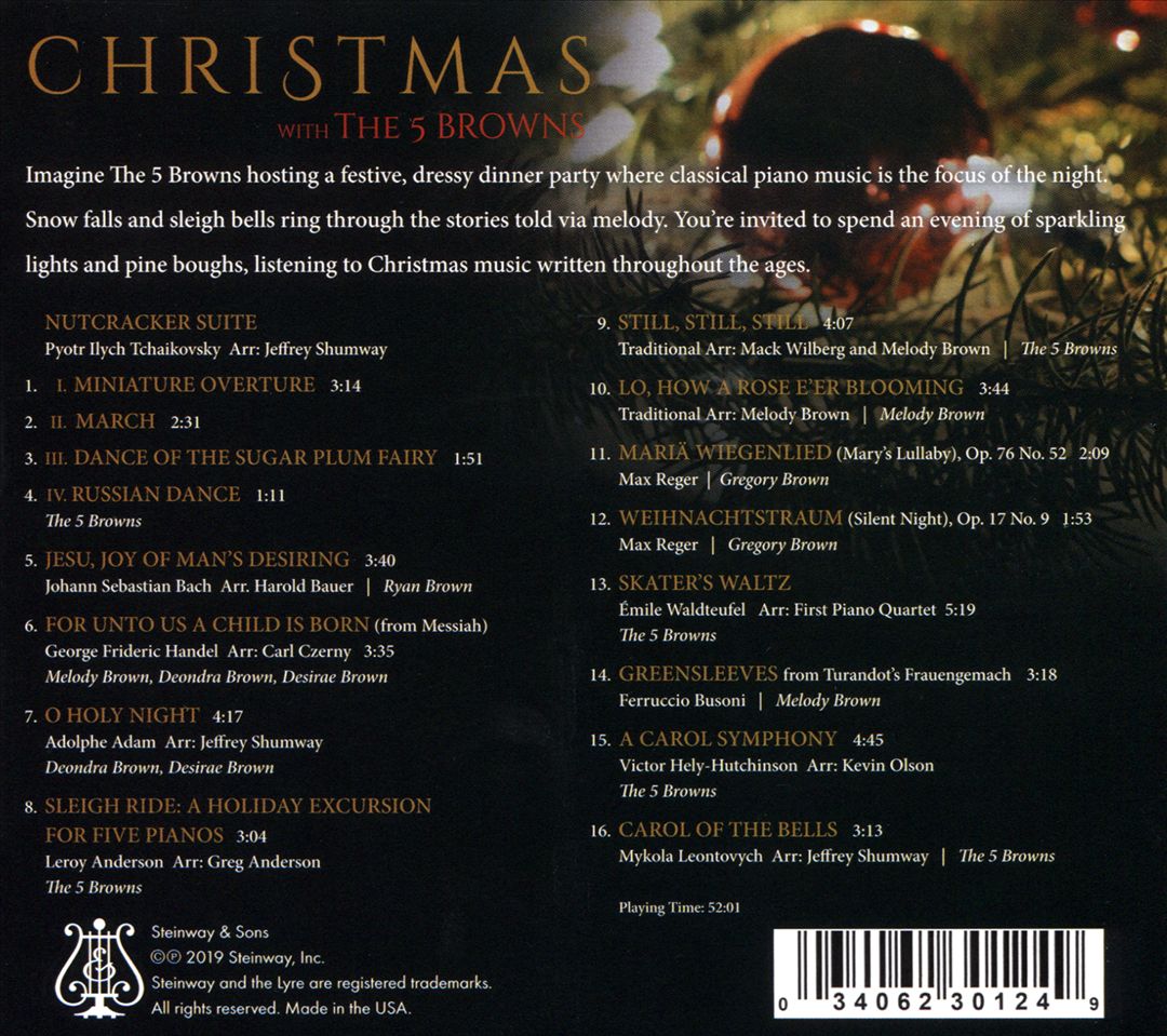 Christmas with the 5 Browns cover art