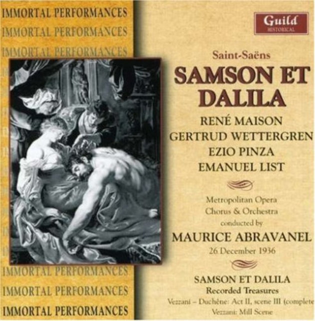 Saint-Saens: Samson & Dalila (Complete) [United Kingdom] cover art