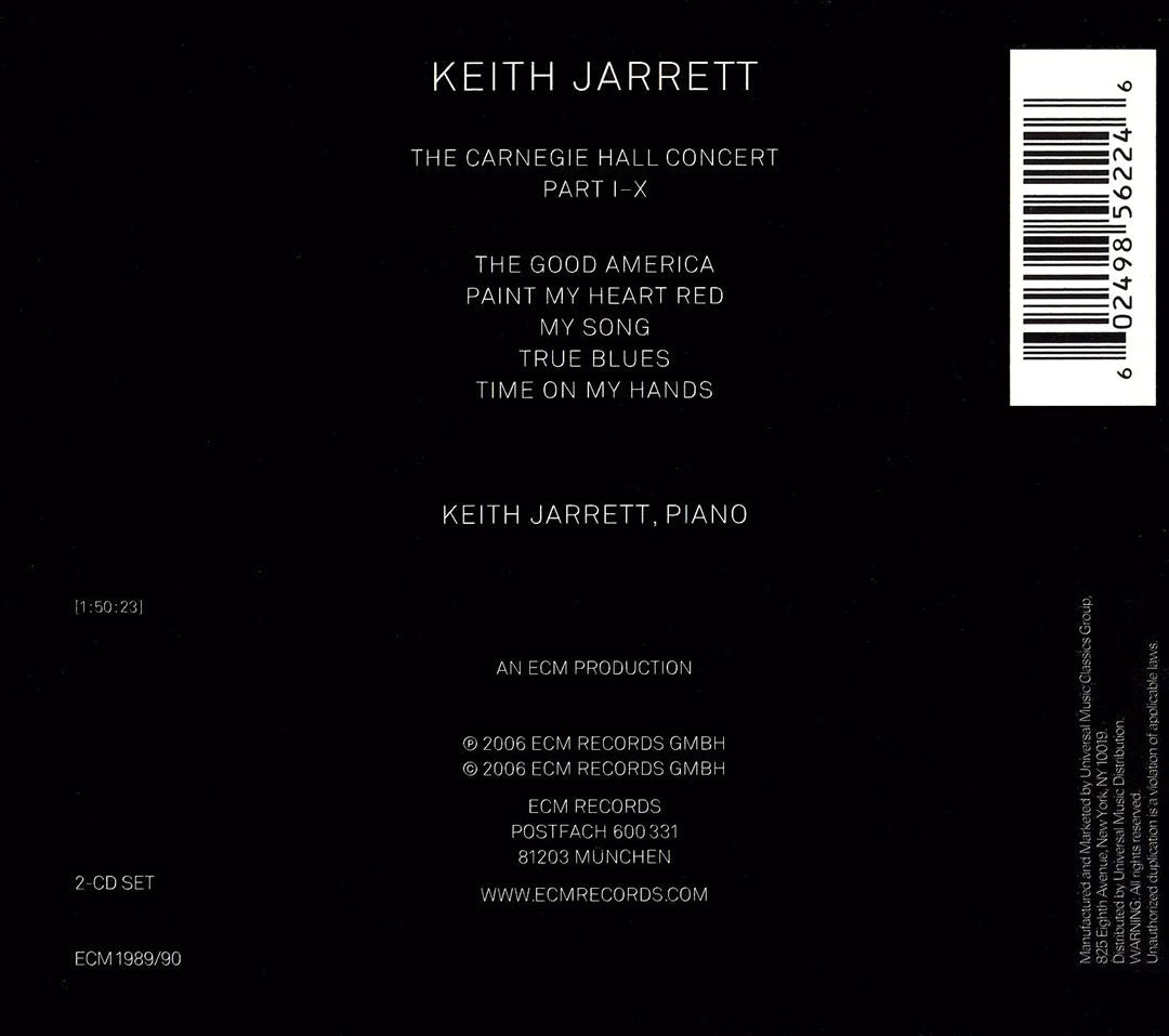 Carnegie Hall Concert cover art