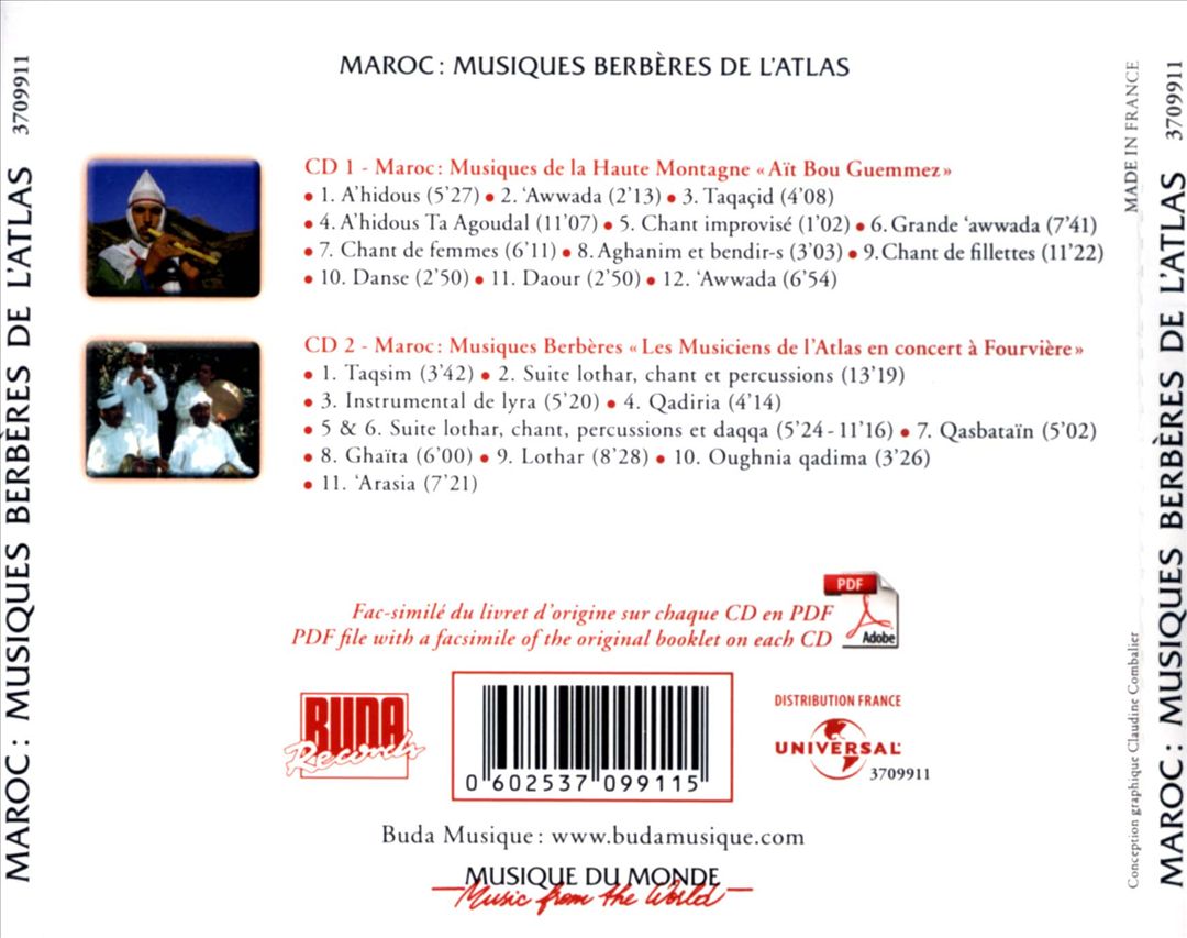 Berber Music from Morocco cover art
