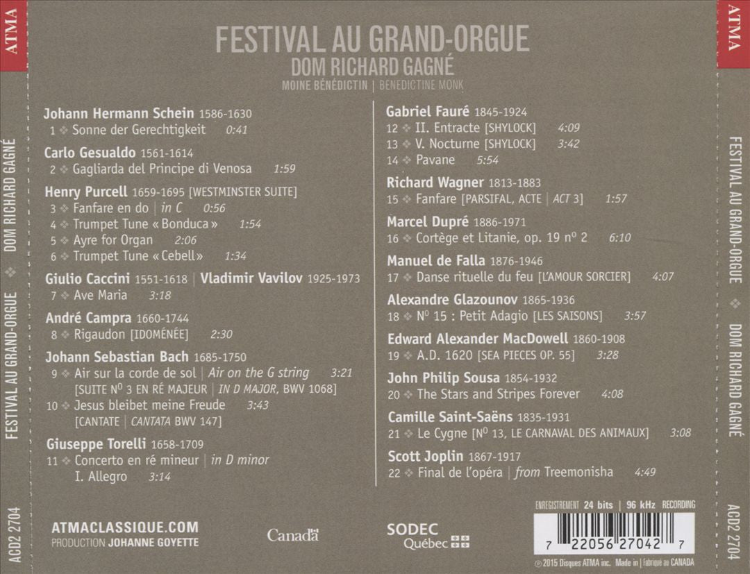 Festival au Grand-Orgue cover art