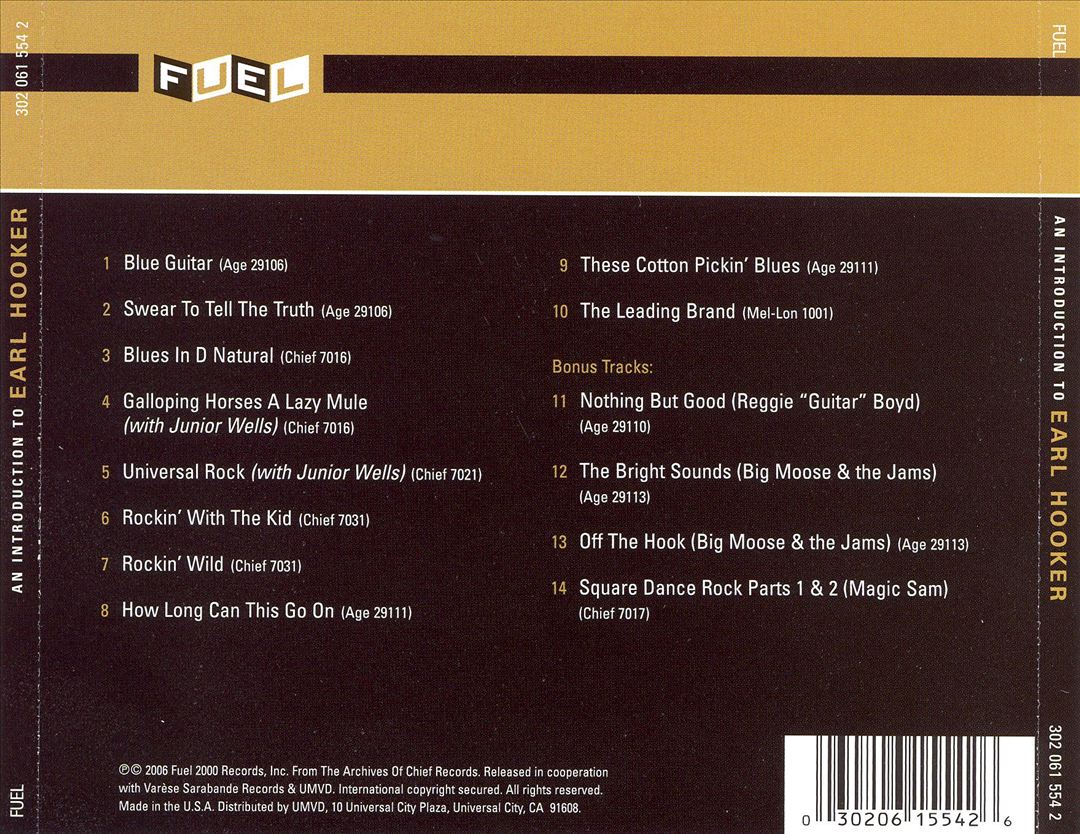 Introduction to Earl Hooker cover art