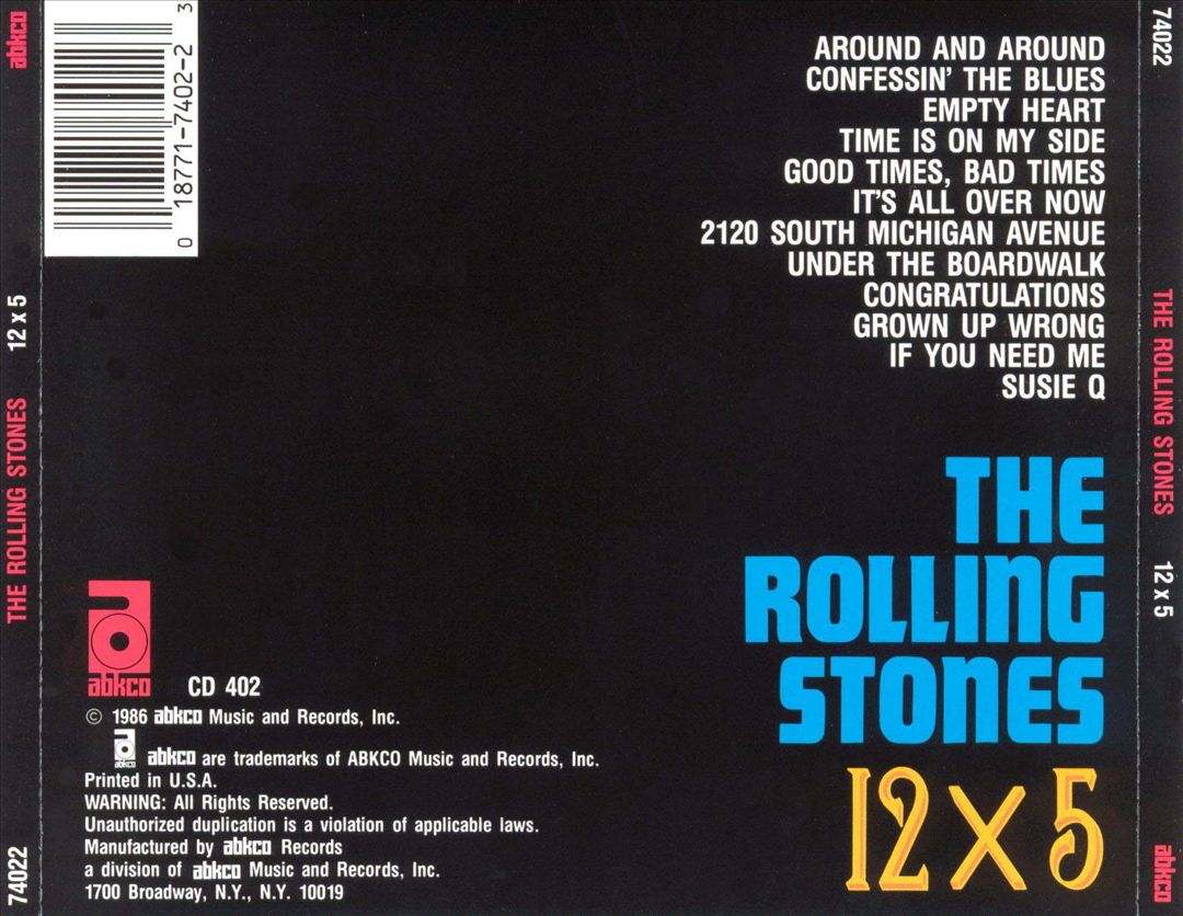12 X 5 cover art
