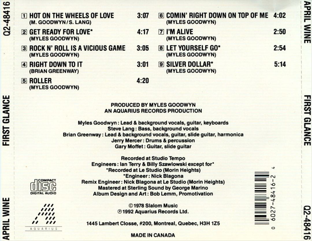 First Glance cover art