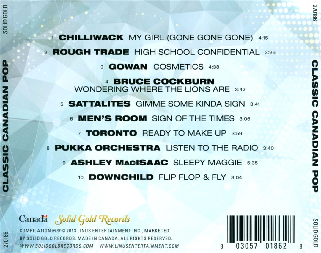Classic Canadian Pop cover art